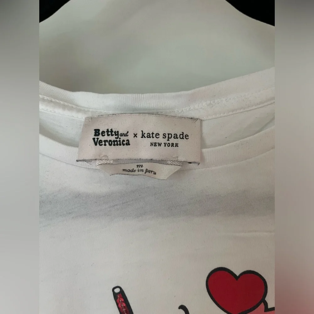 Kate Spade Betty & Veronica collection sundae tee size medium - Picture 2 of 2